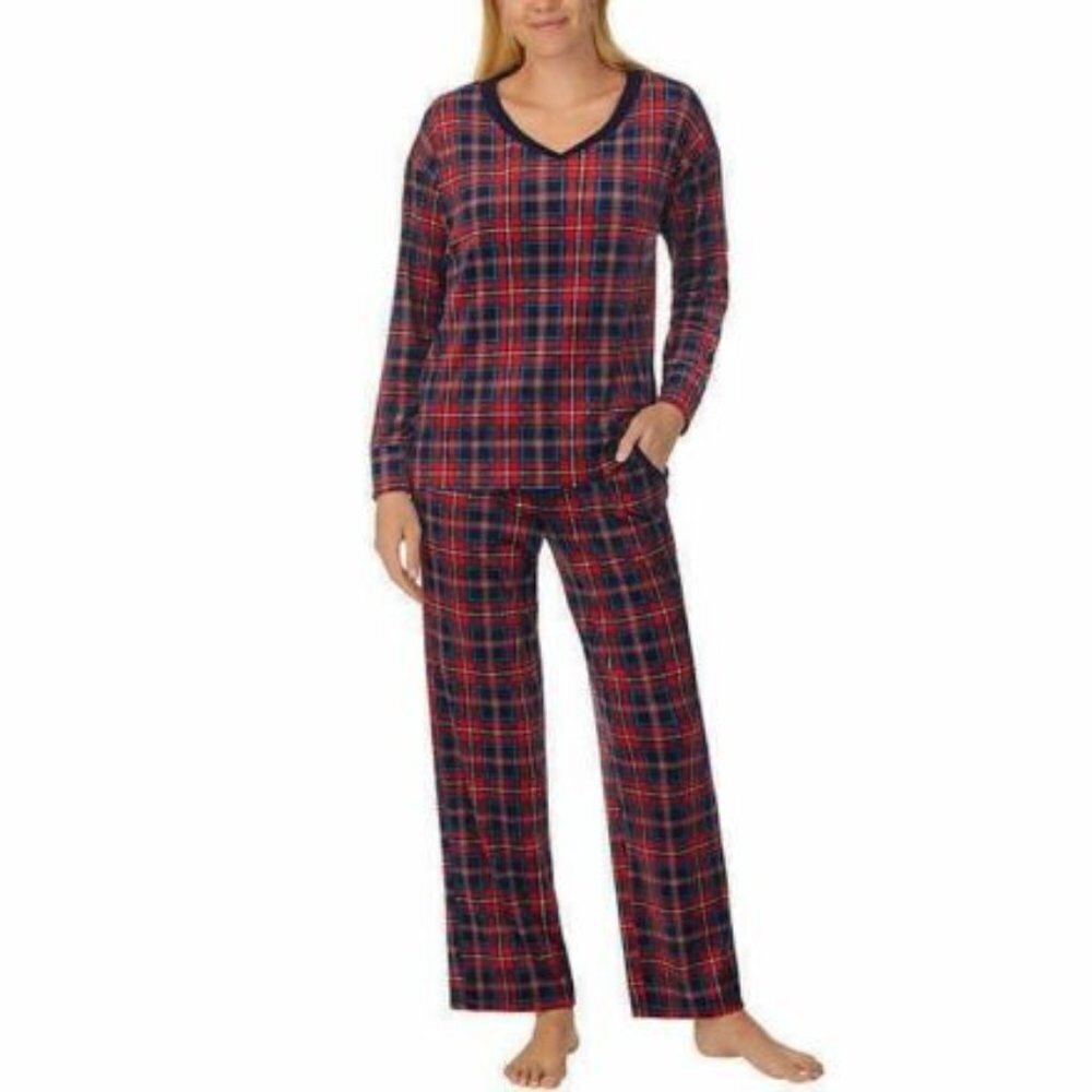 NWOT Nautica Silky Fleece Pajama PJ Set